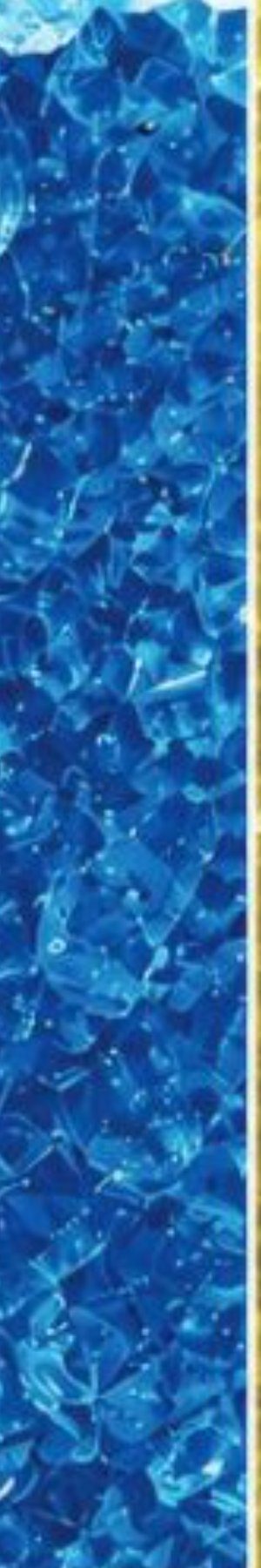 Cyan glass aggregate